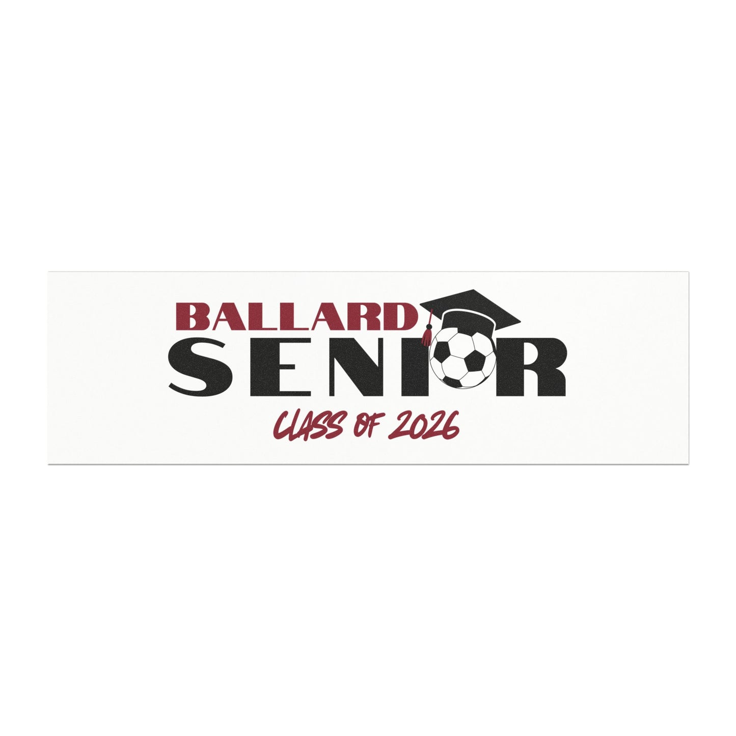 Ballard Soccer Senior Car Magnets, Class of 2026, Custom Vehicle Decals, Graduation Gift, Senior Pride Decorations,