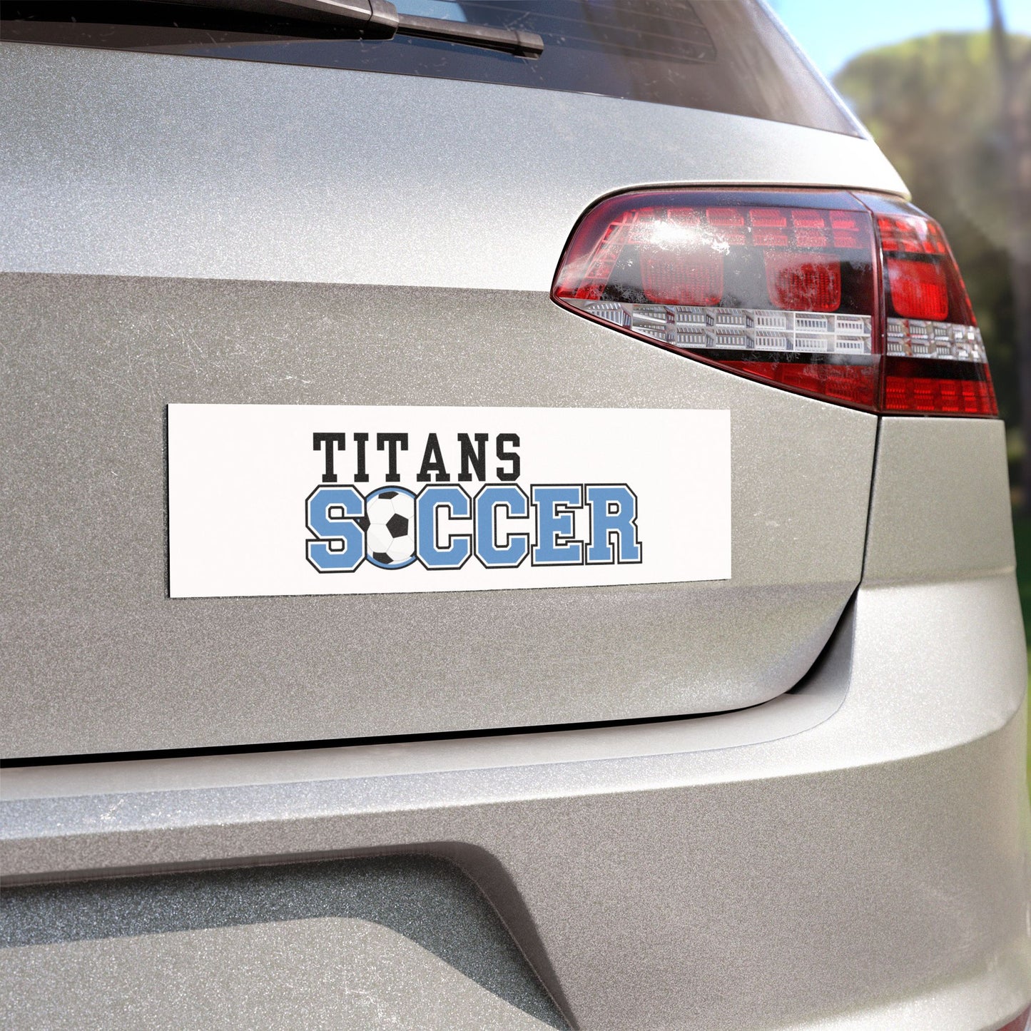 Soccer Car Magnets, Titans Soccer Magnet, Sports Car Decor, Gift for Soccer Fans, Team Spirit Accessories