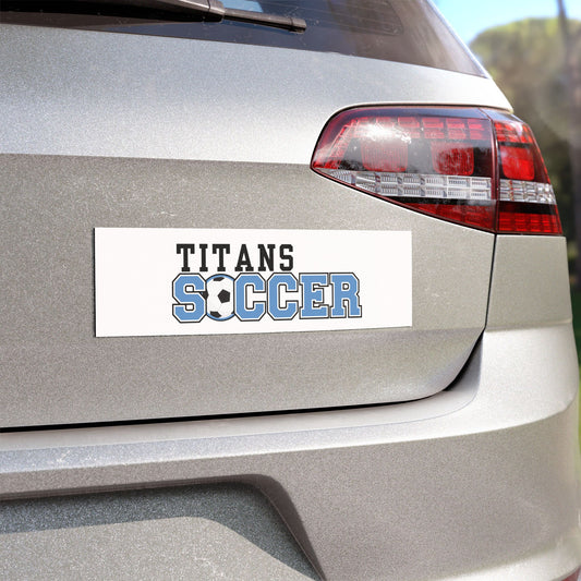 Soccer Car Magnets, Titans Soccer Magnet, Sports Car Decor, Gift for Soccer Fans, Team Spirit Accessories
