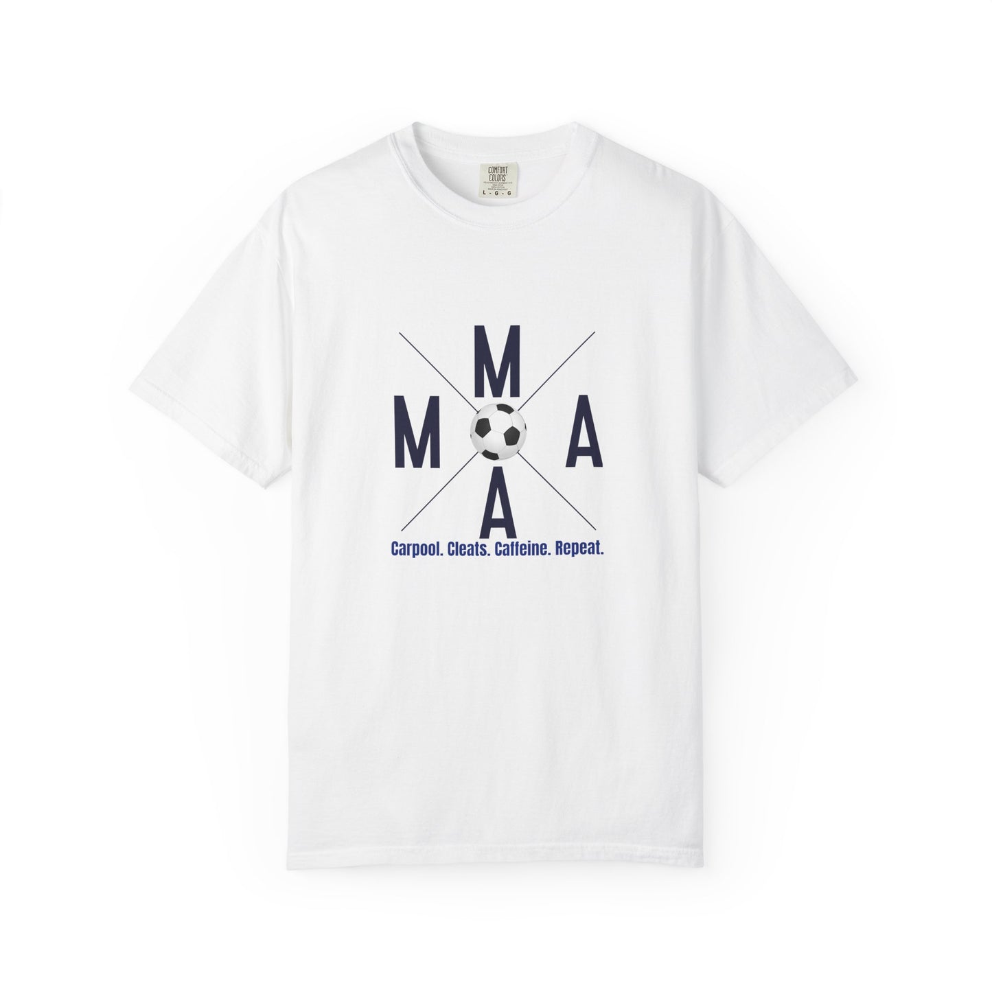 Soccer MAMA Garment-Dyed T-shirt, Sports Tees, Gift for Soccer Fans