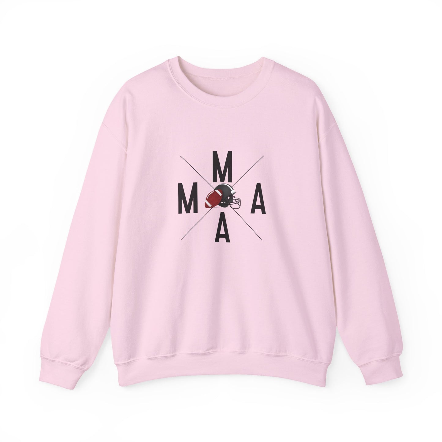 Stylish MAMA Crewneck Sweatshirt, Unisex Sweatshirt, Casual Wear, Football Season, Gift for Moms, Sports Sweatshirt, Fitness Clothing