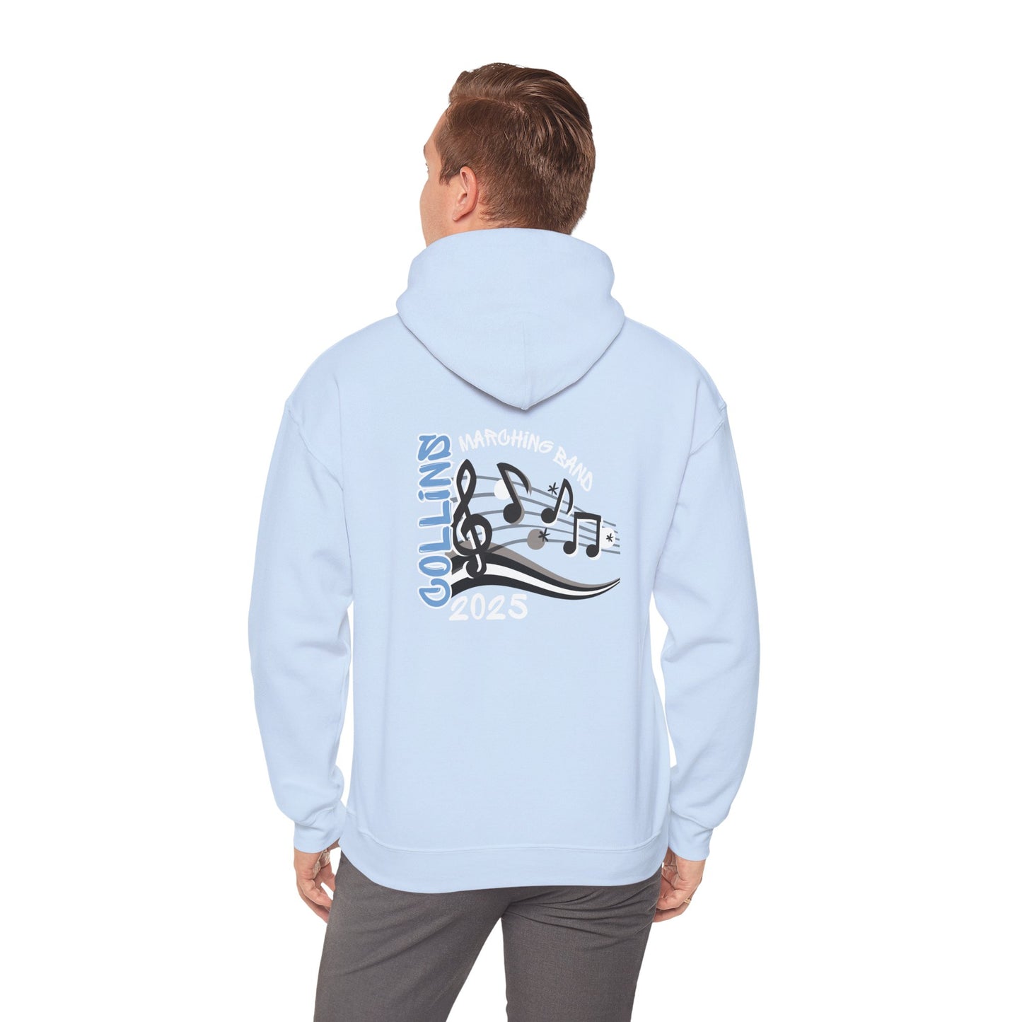 Collins Marching Band Hoodie, Personalized Apparel, Perfect Gift for Band Supportors