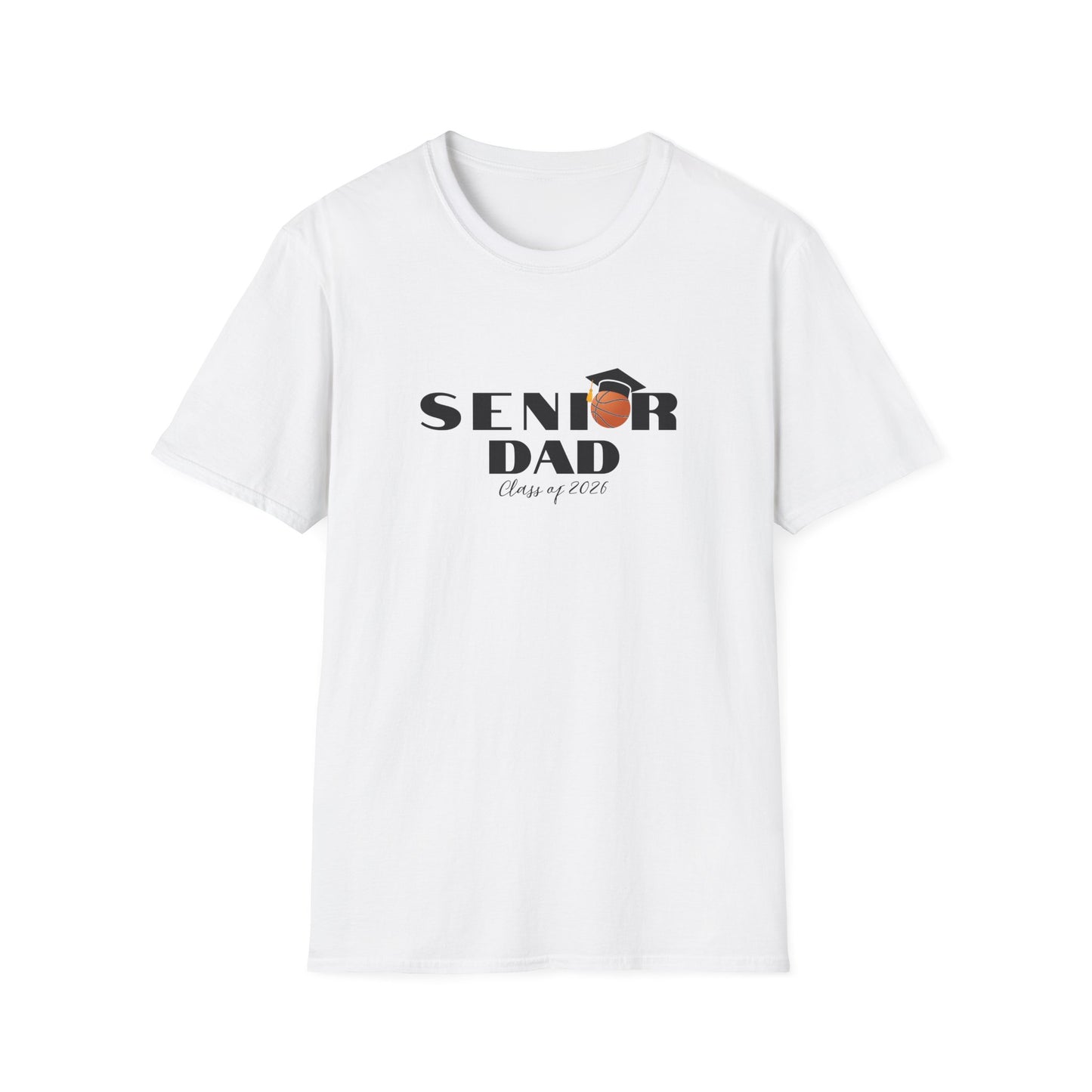 Senior Basketball Dad, Graduation T-Shirt, Unisex Tee for Fathers, Dad Shirt for Celebrations
