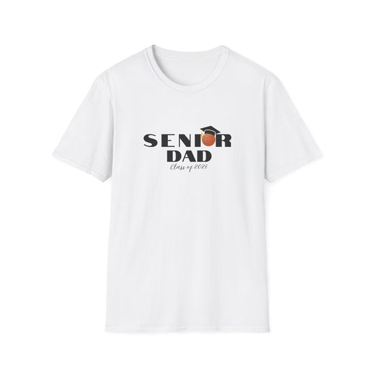 Senior Basketball Dad, Graduation T-Shirt, Unisex Tee for Fathers, Dad Shirt for Celebrations