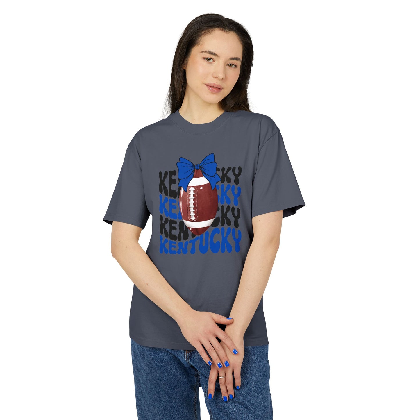 Kentucky Football Faded Tee - Casual Sportswear, Game Day Outfit, Fan Apparel, Gift for Him/Her, College Spirit Wear