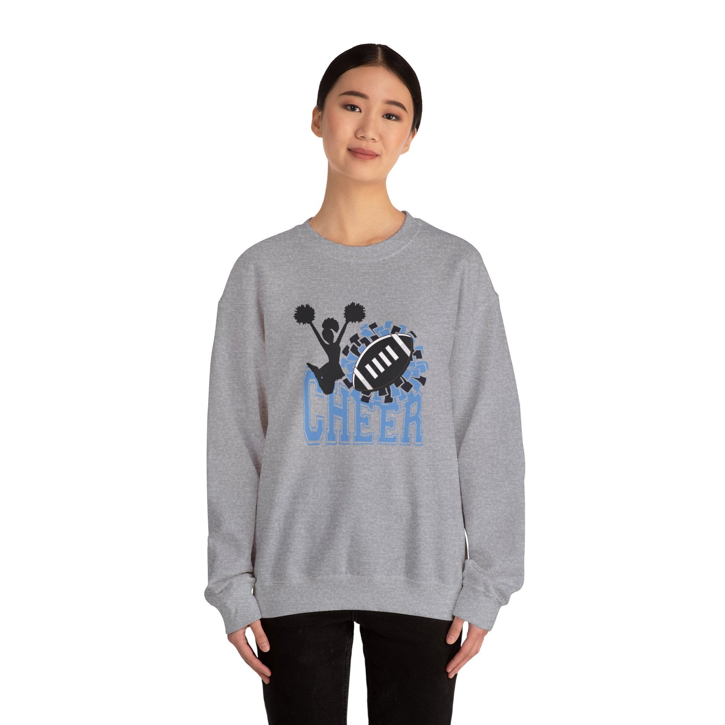 Cheer Crewneck Sweatshirt, Sports Apparel, Game Day Fashion- Can be Personalized
