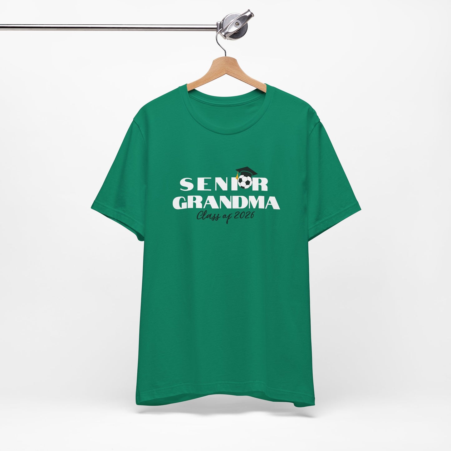 Soccer Senior Grandma Jersey T-Shirt, Class of 2026 Shirt, Gift for Graduation, Family Celebration