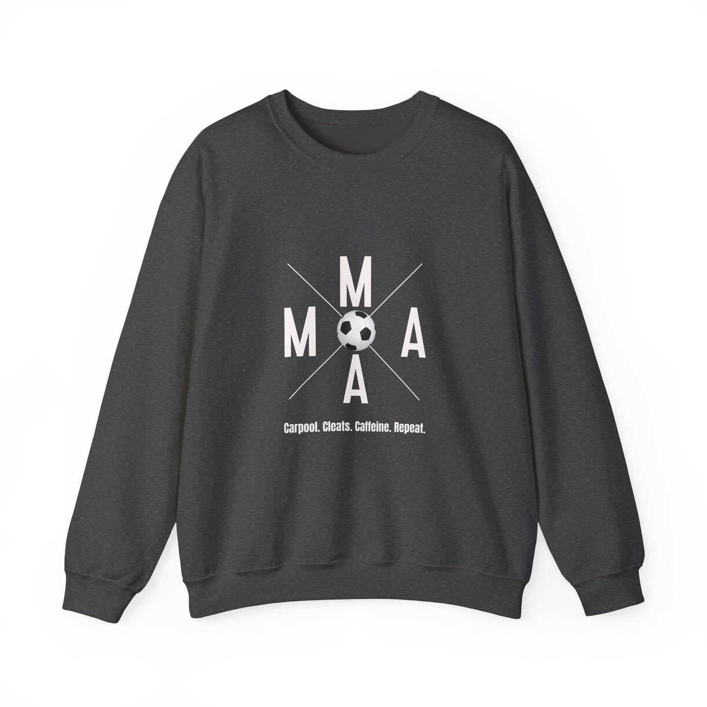 SOCCER MAMA Crewneck Sweatshirt, Sports Apparel, Gift for Soccer Moms, Casual Wear, Soccer Player Sweatshirt