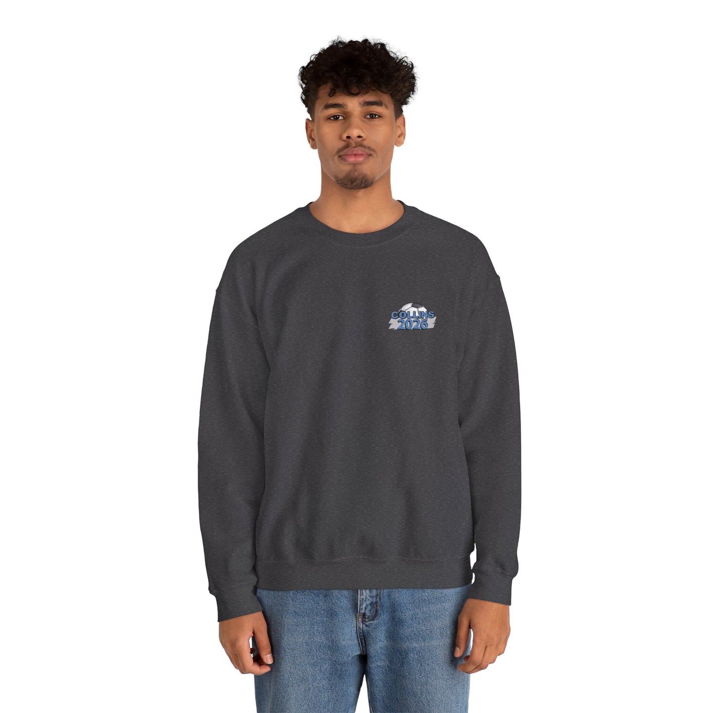 Collins Soccer Seniors Crewneck Sweatshirt (Option 2), Class of 2026, High School Soccer