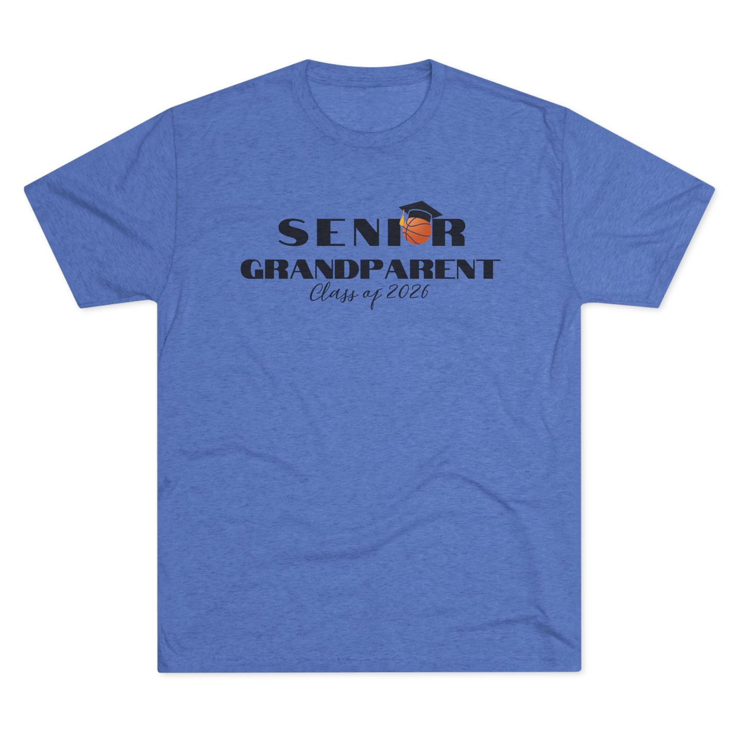 Senior Basketball Grandparent Crew Tee, Graduation, Unisex Shirt, Class of 2026 Apparel