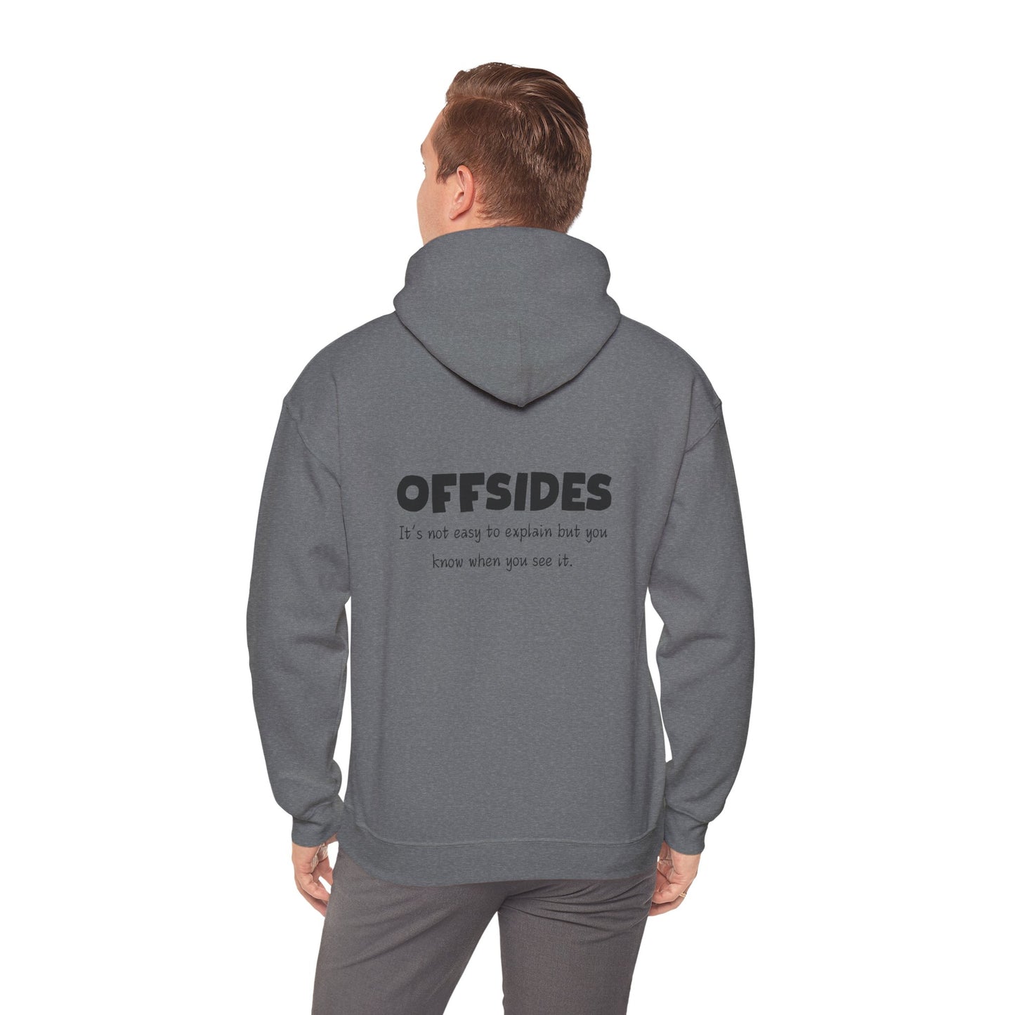 Offsides Hoodie - Cozy Unisex Pullover Sweatshirt, Perfect Gift for Soccer Lovers, Casual Wear, Unique Statement Hoodie