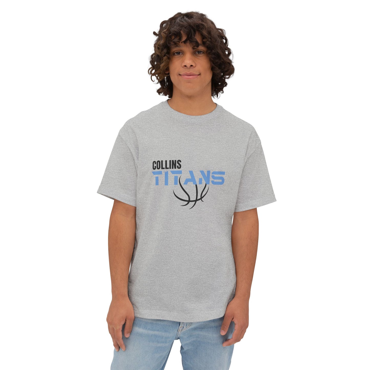 Collins Basketball Tee, Casual Sportswear, Oversized T-Shirt for Fans, Unisex Boxy Fit, Perfect for Game Day, Gift for Athletes