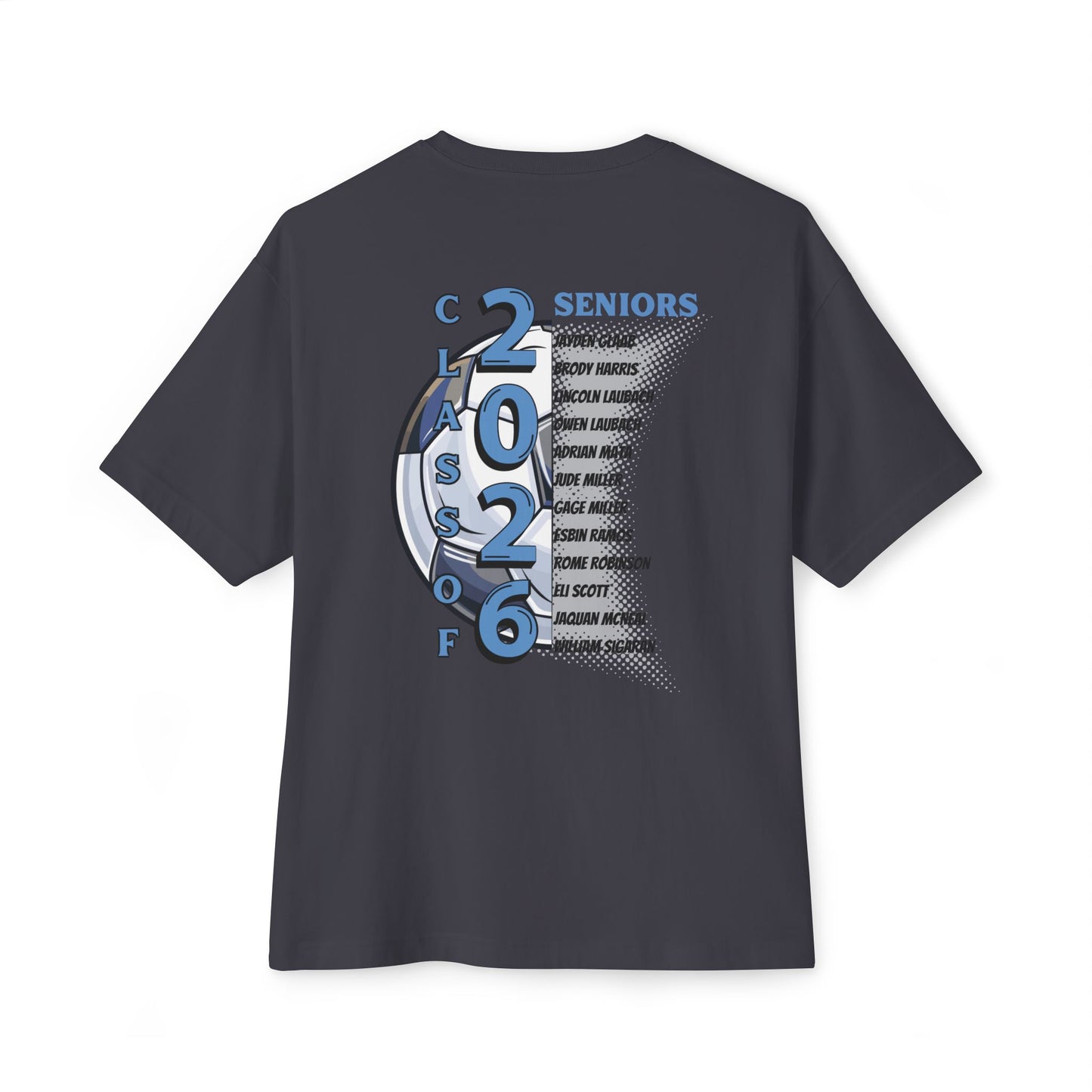 Collins Soccer Seniors Tee (Option 2), Class of 2026, Senior Players