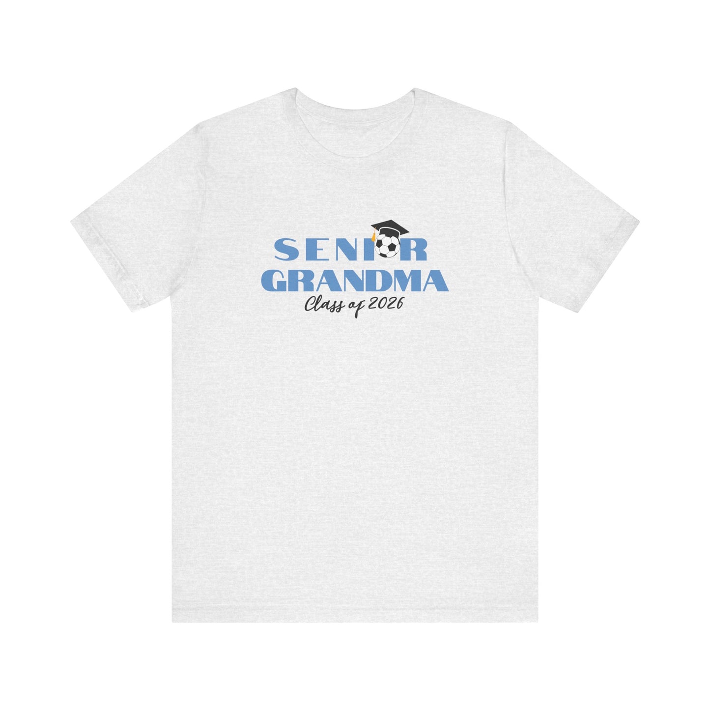 Soccer Senior Grandma Jersey T-Shirt, Class of 2026 Shirt, Gift for Graduation, Family Celebration