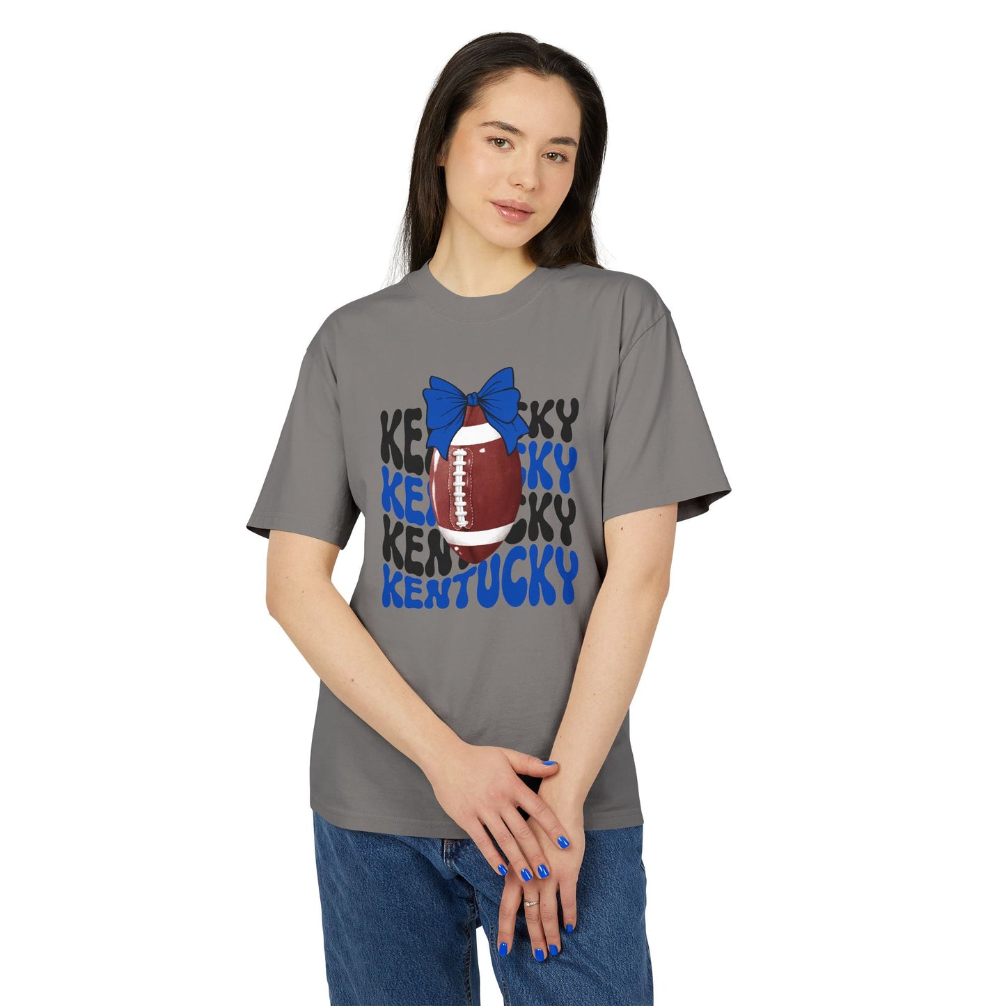 Kentucky Football Faded Tee - Casual Sportswear, Game Day Outfit, Fan Apparel, Gift for Him/Her, College Spirit Wear