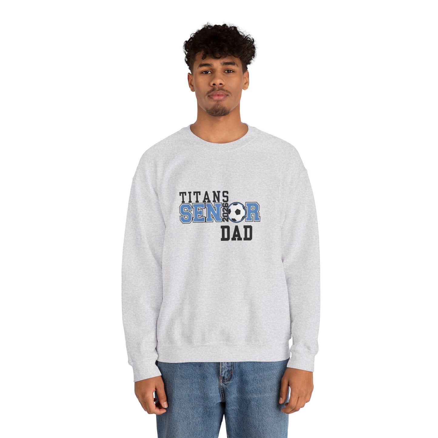 Titan Soccer Senior Dad Sweatshirt – Perfect Gift for Sports Dads, Game Day Attire, Father’s Day, Sports Events, Team Spirit Apparel