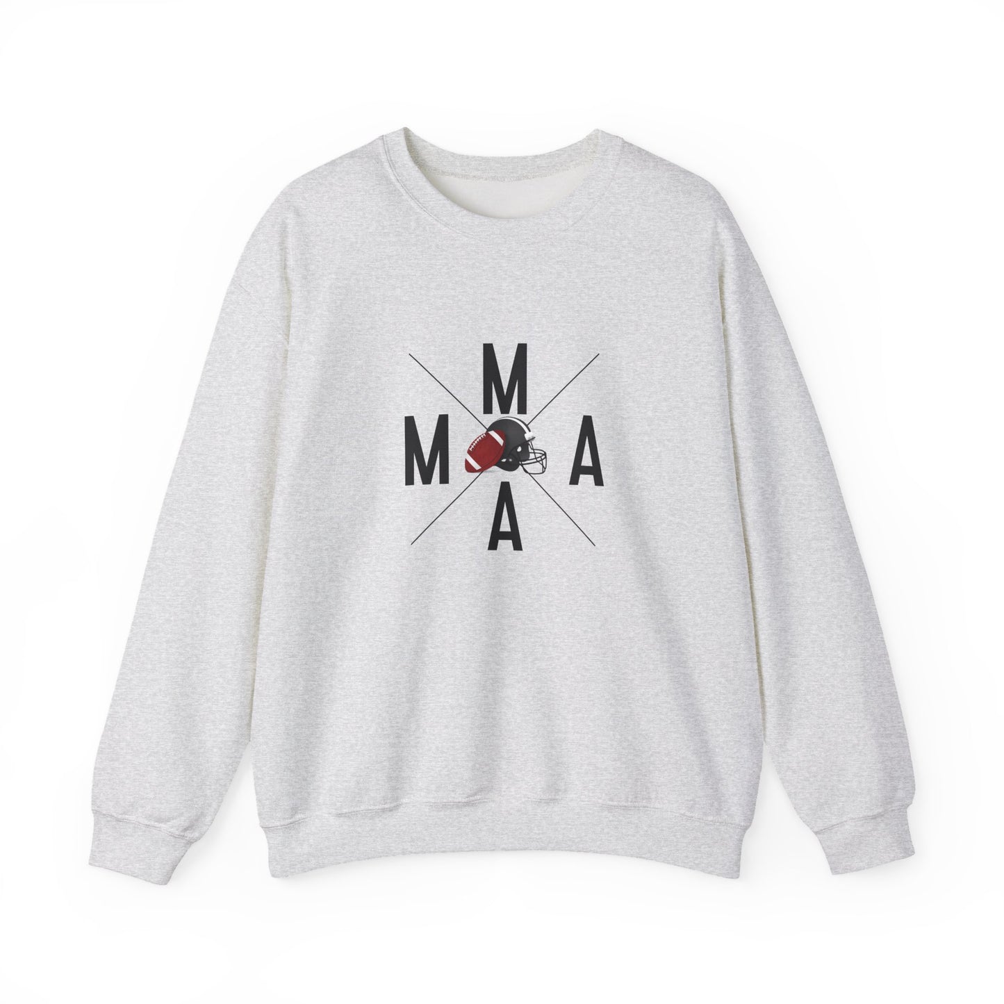 Stylish MAMA Crewneck Sweatshirt, Unisex Sweatshirt, Casual Wear, Football Season, Gift for Moms, Sports Sweatshirt, Fitness Clothing