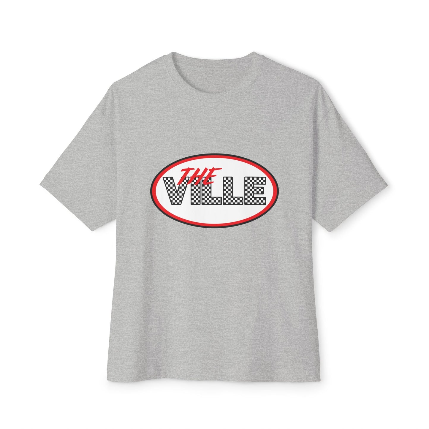 Casual Graphic Tee – The Ville Design, Cozy Oversized Fit