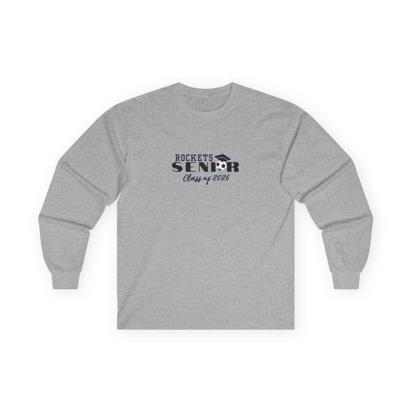 Shelby County Class of 2026 Long Sleeve Tee, Soccer Graduation Gift, Unisex Cotton Shirt, School Spirit Wear, College Apparel, Senior Year Merchandise