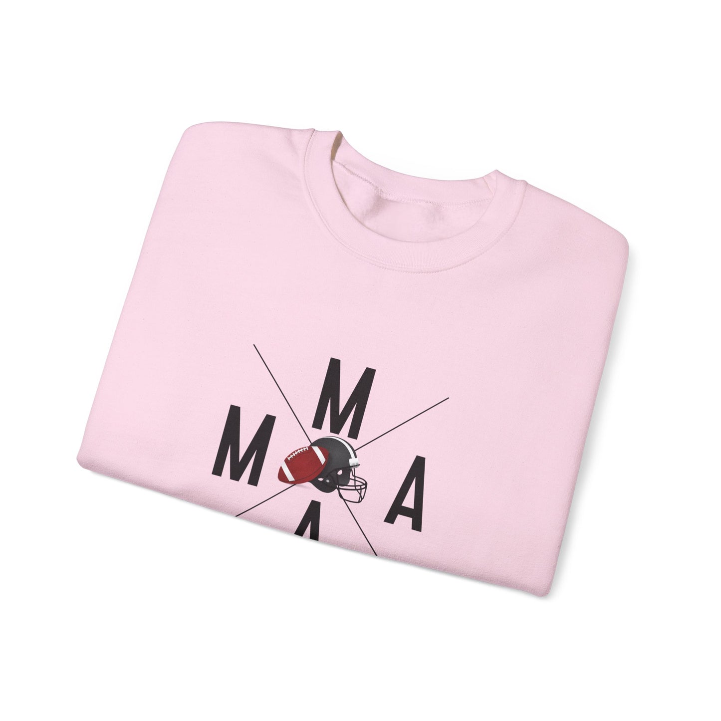 Stylish MAMA Crewneck Sweatshirt, Unisex Sweatshirt, Casual Wear, Football Season, Gift for Moms, Sports Sweatshirt, Fitness Clothing