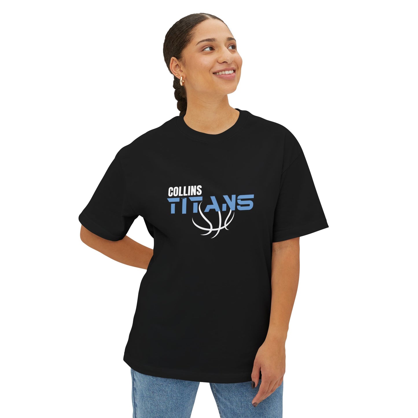 Collins Basketball Tee, Casual Sportswear, Oversized T-Shirt for Fans, Unisex Boxy Fit, Perfect for Game Day, Gift for Athletes