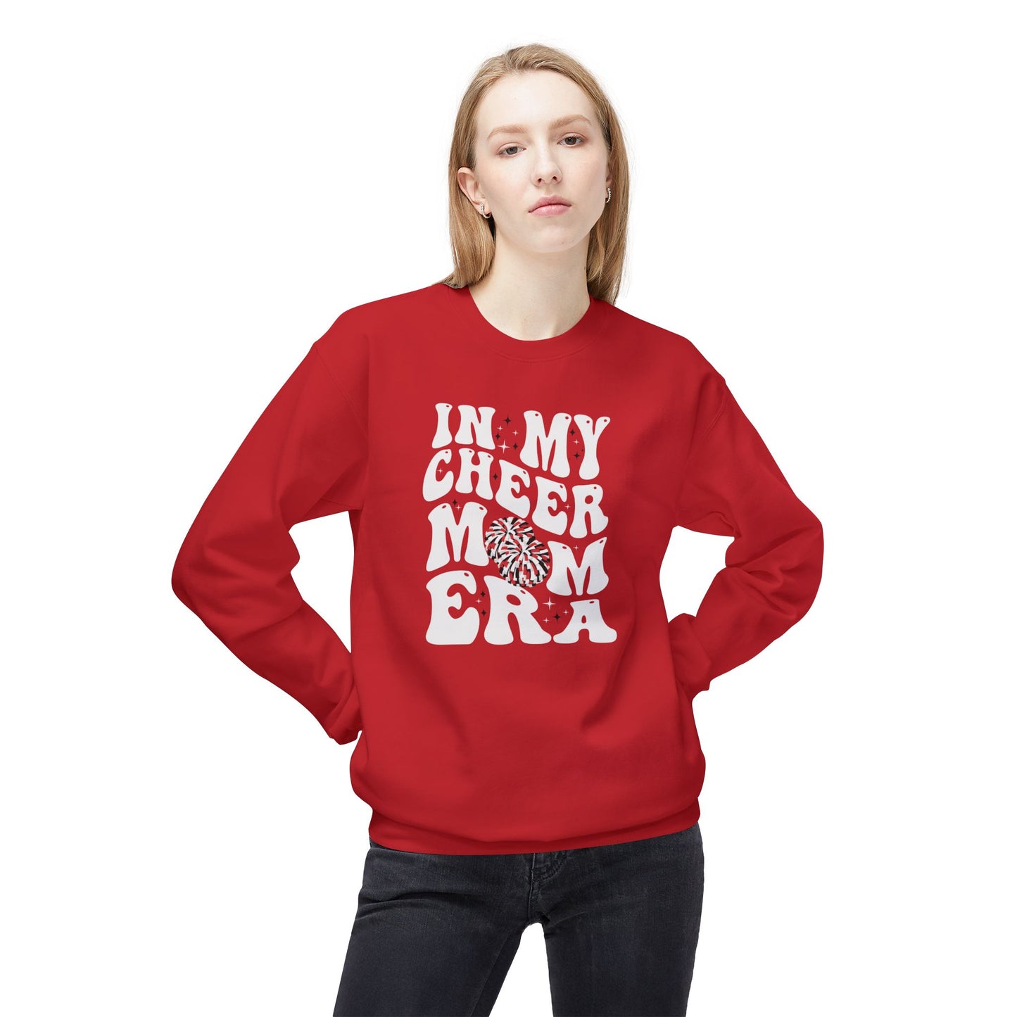 Cheer Mom Era Crewneck Sweatshirt