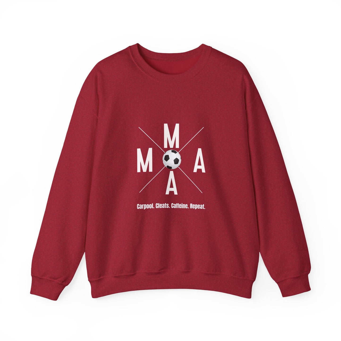 SOCCER MAMA Crewneck Sweatshirt, Sports Apparel, Gift for Soccer Moms, Casual Wear, Soccer Player Sweatshirt