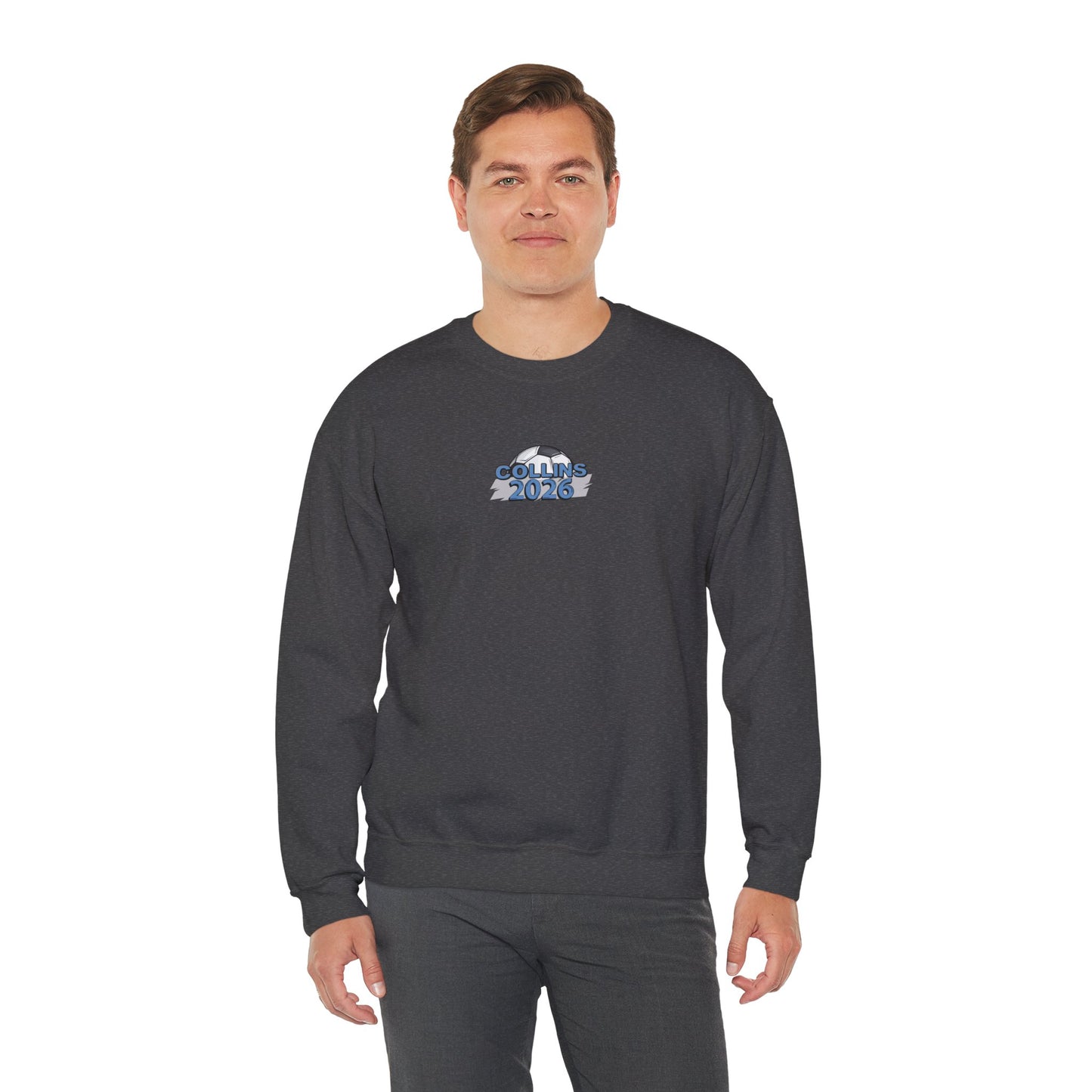 Collins Soccer Seniors Crewneck Sweatshirt, Class of 2026, High School Soccer