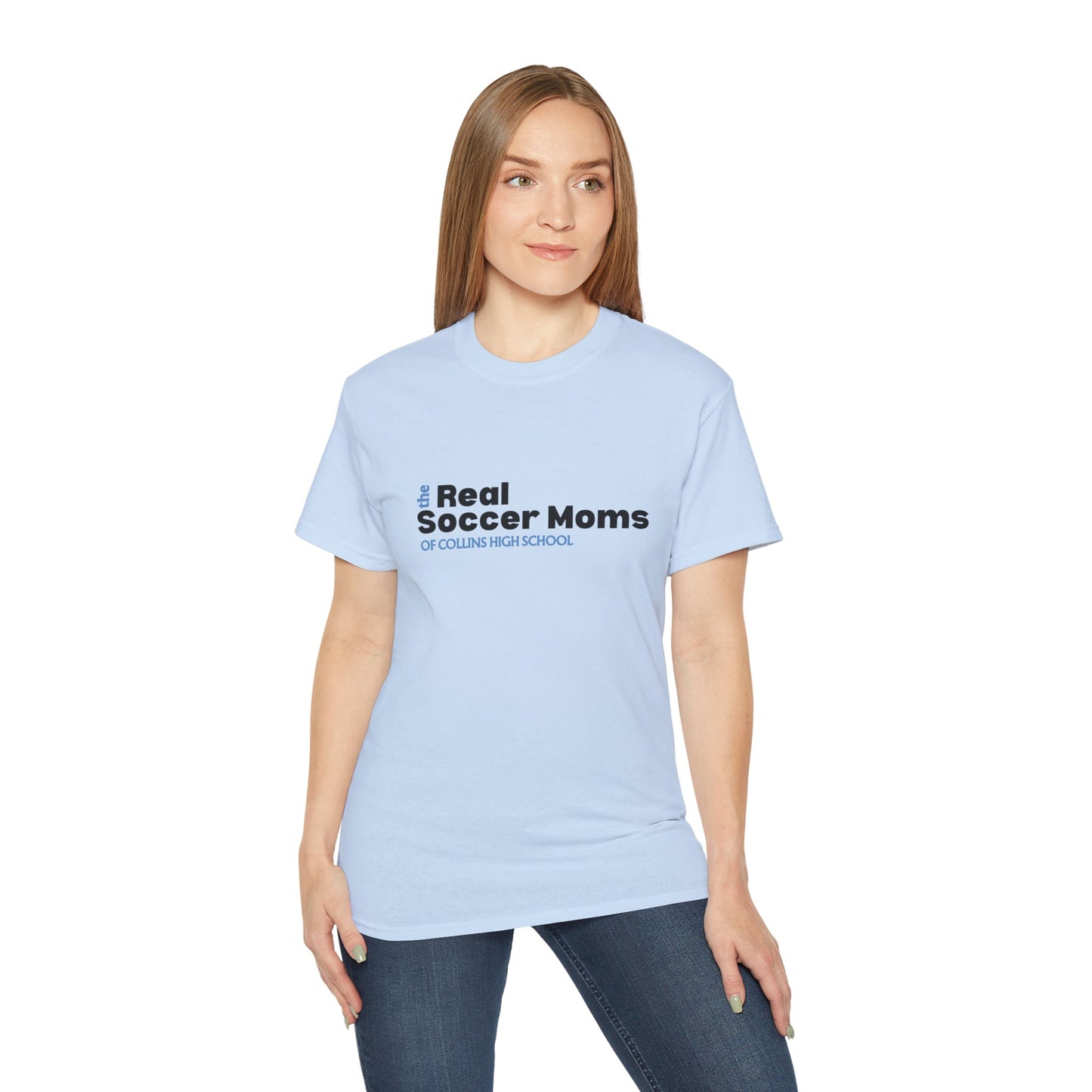 Real Soccer Moms Tee, Gift for Soccer Moms, Casual T-Shirt, Game Day Essentials, Team Spirit Wear