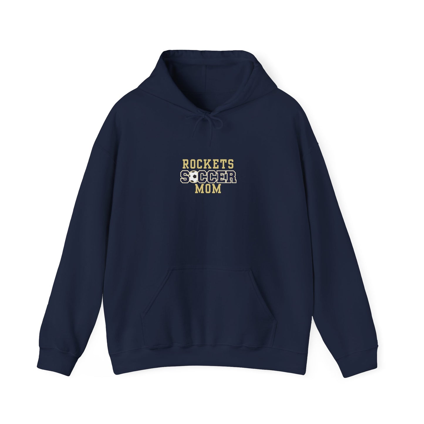 Rockets Soccer Mom Hoodie - Unisex Heavy Blend Sweatshirt, Sports Team Apparel, Gift for Moms, Casual Wear, Game Day Outfit