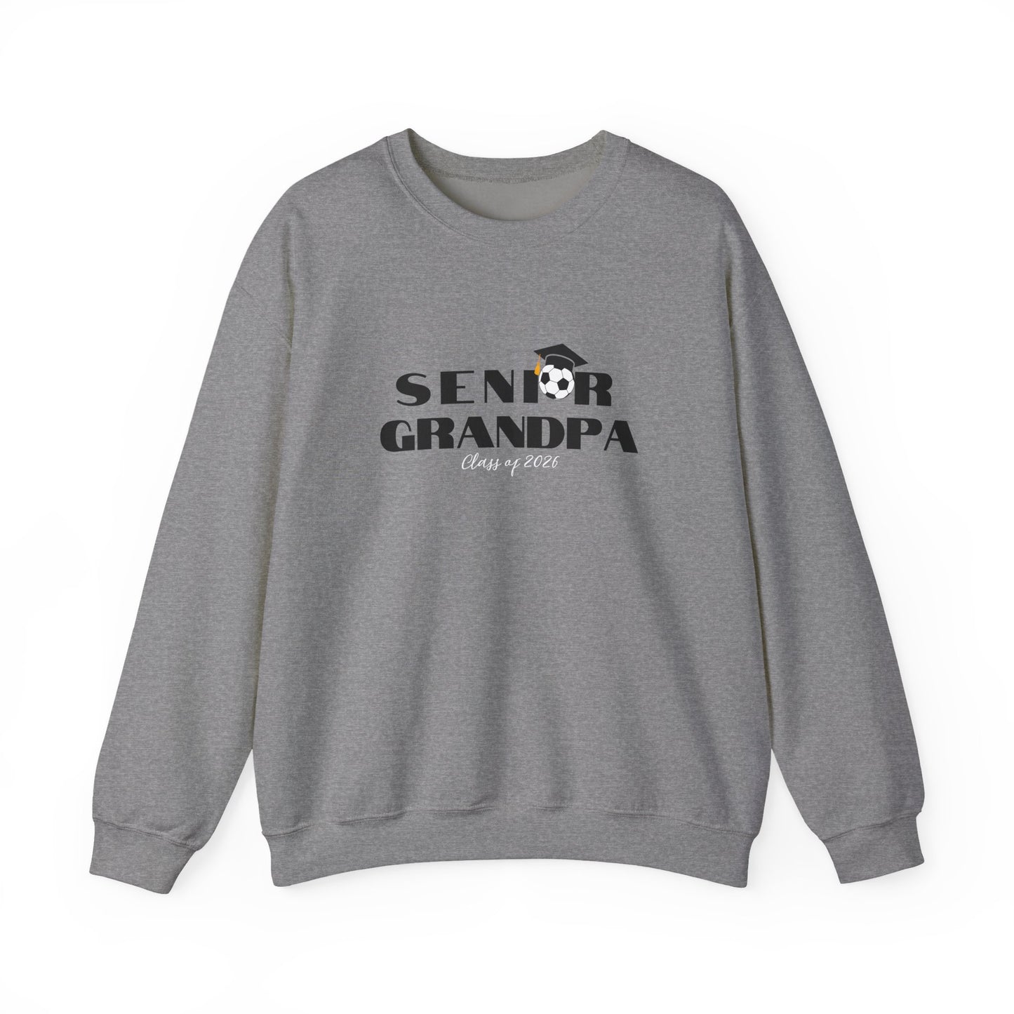 Senior Grandpa Sweatshirt, Graduation Gift, Crewneck, Family Sweatshirt, Perfect for Grandparents, Comfortable, Casual Wear