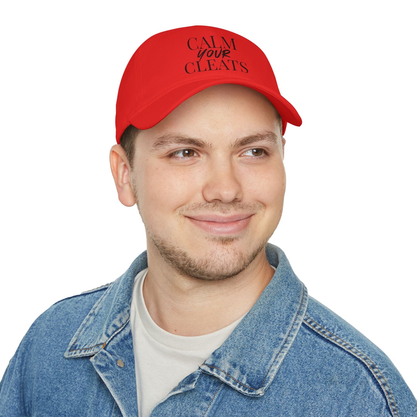 Calm Your Cleats, Casual Sports Hat, Soccer Gift, Relaxed Fit Cap, Vintage Style Cap, Gift for Him/Her