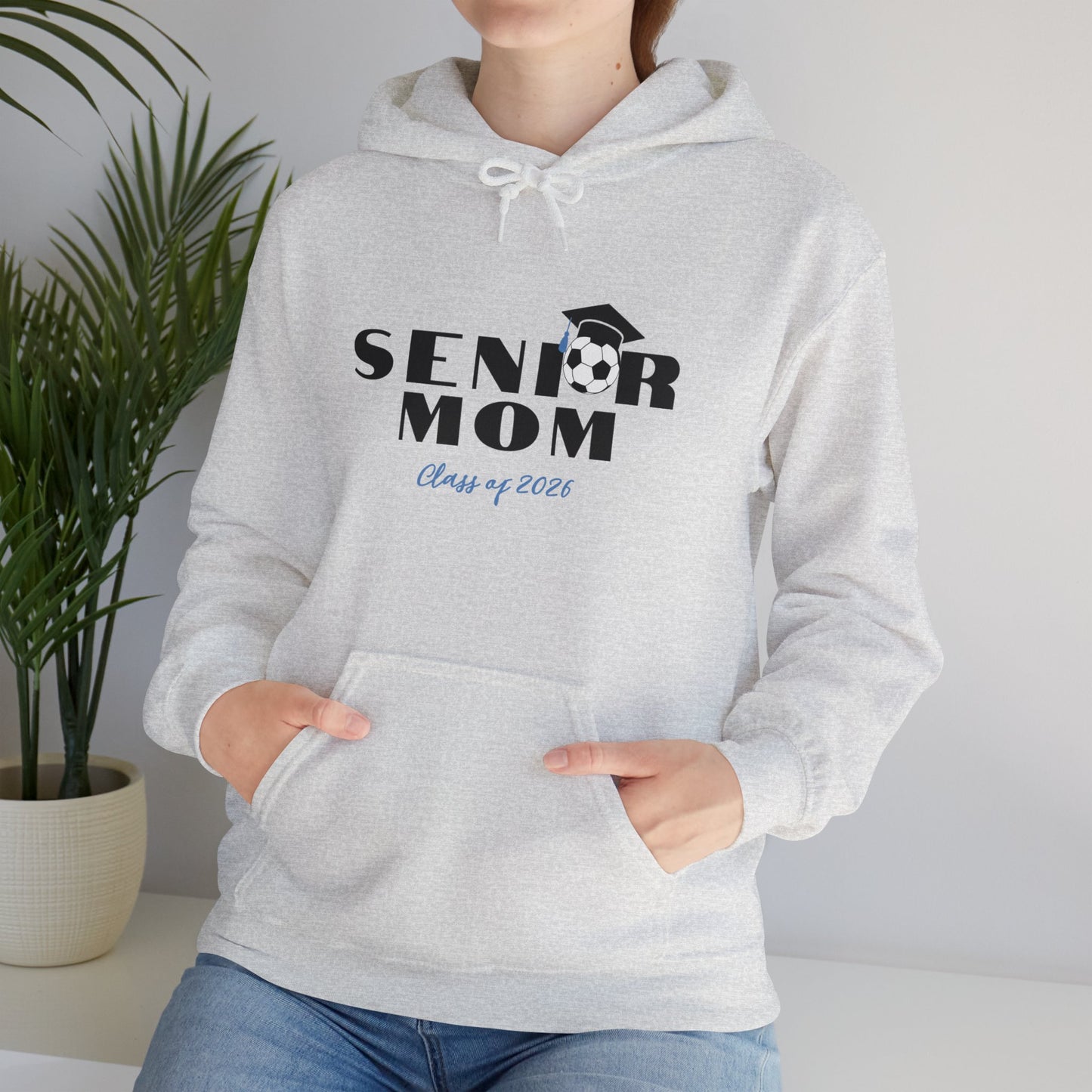 Hooded Sweatshirt - Soccer Moms Support Your Senior Soccer Player
