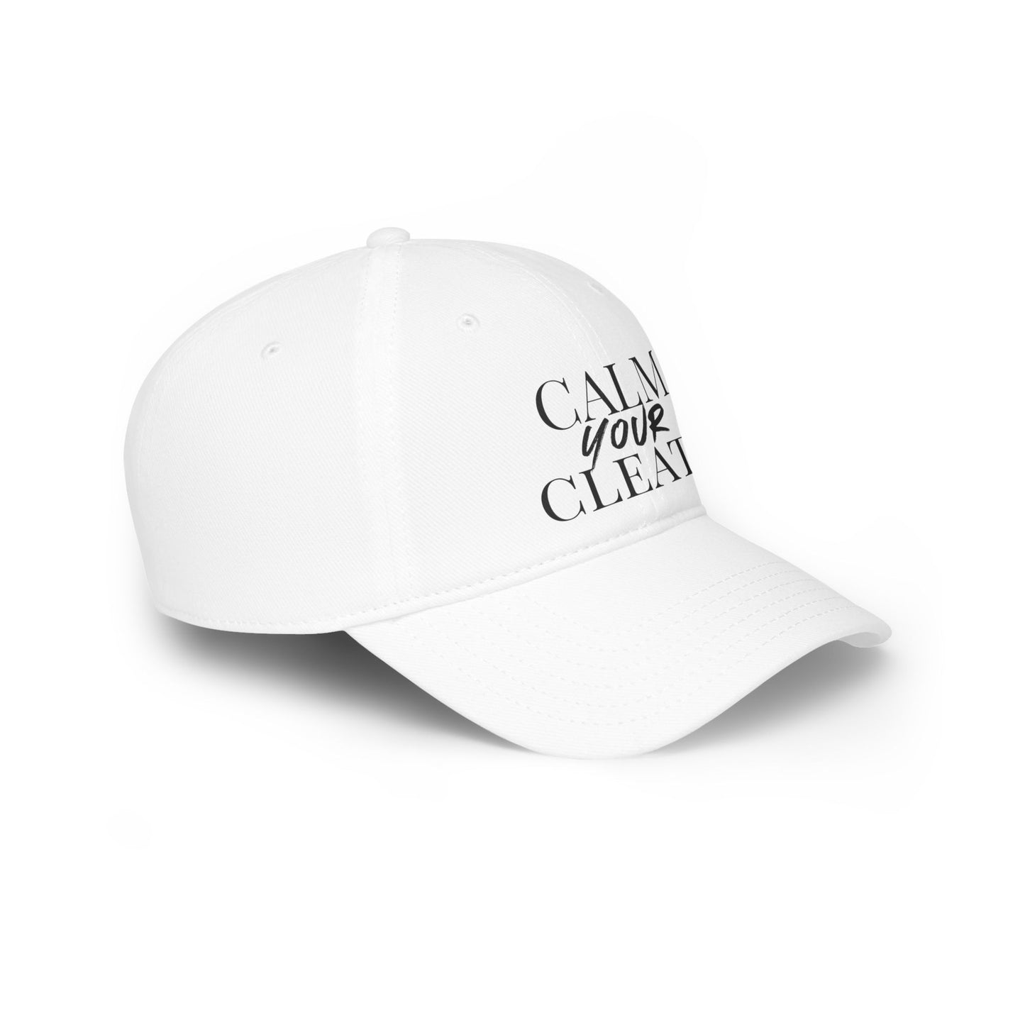 Calm Your Cleats, Casual Sports Hat, Soccer Gift, Relaxed Fit Cap, Vintage Style Cap, Gift for Him/Her