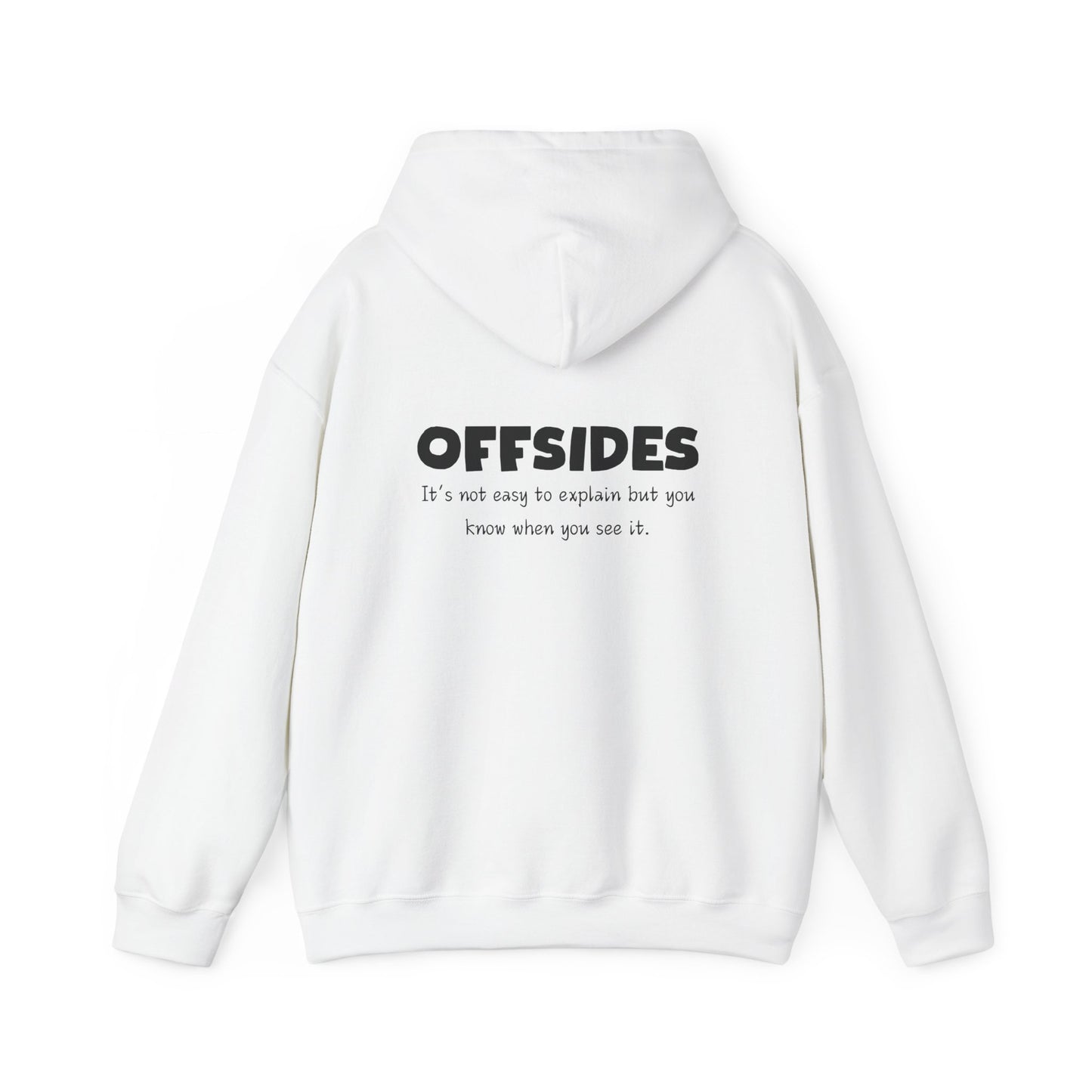 Offsides Hoodie - Cozy Unisex Pullover Sweatshirt, Perfect Gift for Soccer Lovers, Casual Wear, Unique Statement Hoodie