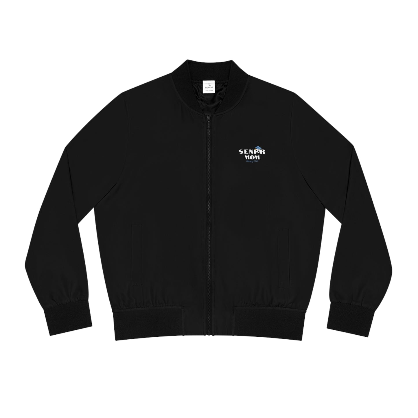 Senior Mom Women's Bomber Jacket - Celebrate Graduation, Stylish Gift for Sports Moms, Class of 2026