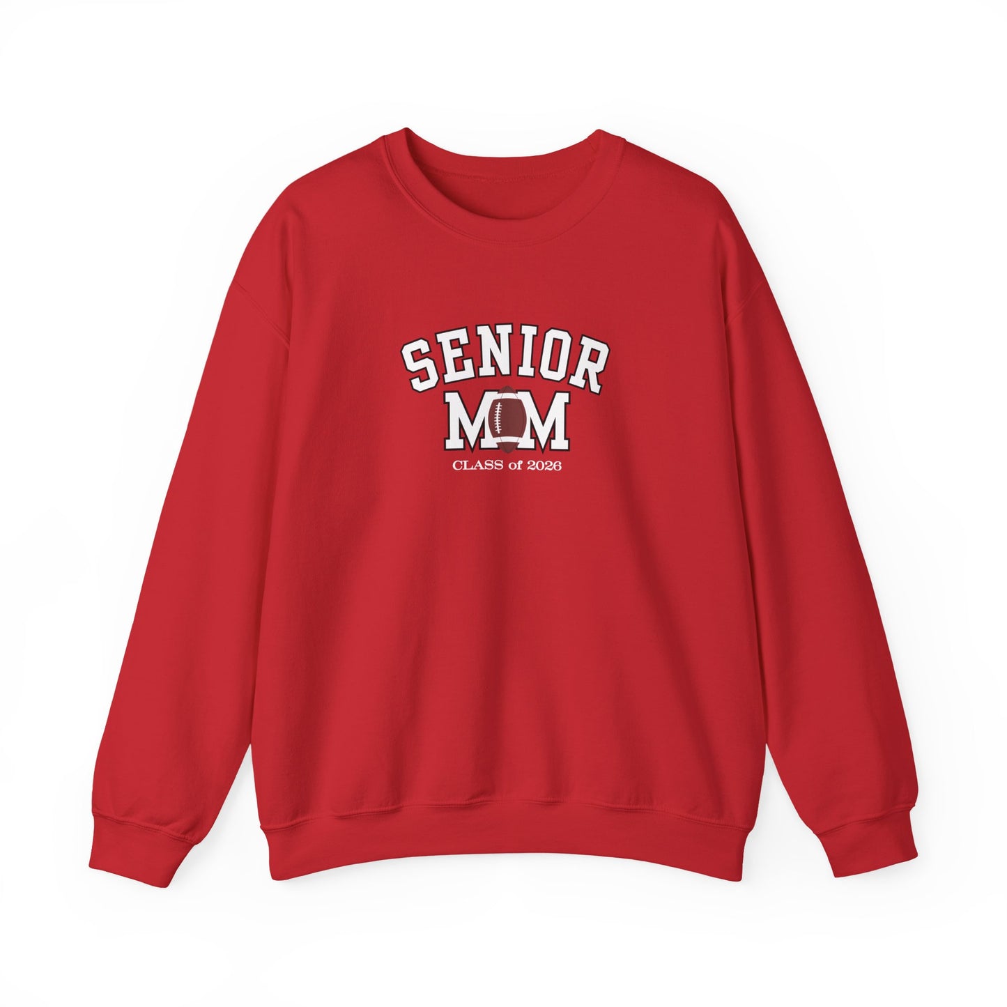 Senior Football Mom Crewneck Sweatshirt | Class of 2026