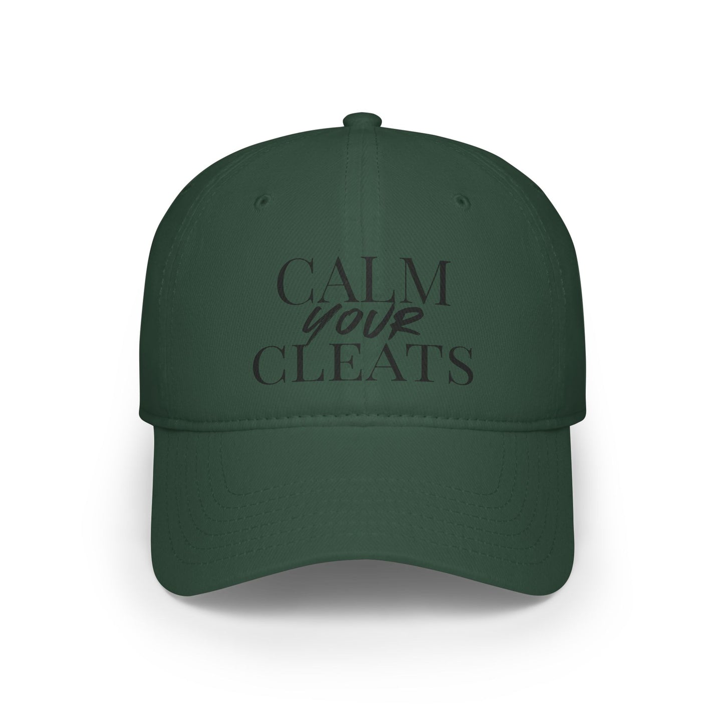 Calm Your Cleats, Casual Sports Hat, Soccer Gift, Relaxed Fit Cap, Vintage Style Cap, Gift for Him/Her