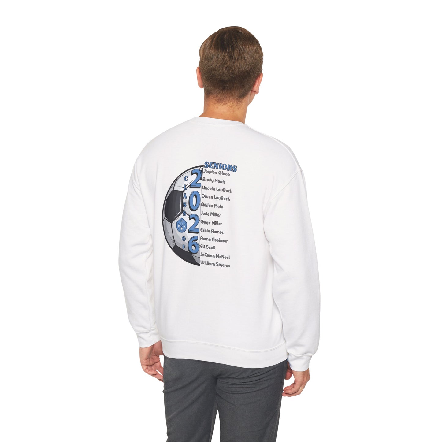 Collins Soccer Seniors Crewneck Sweatshirt (Option 2), Class of 2026, High School Soccer
