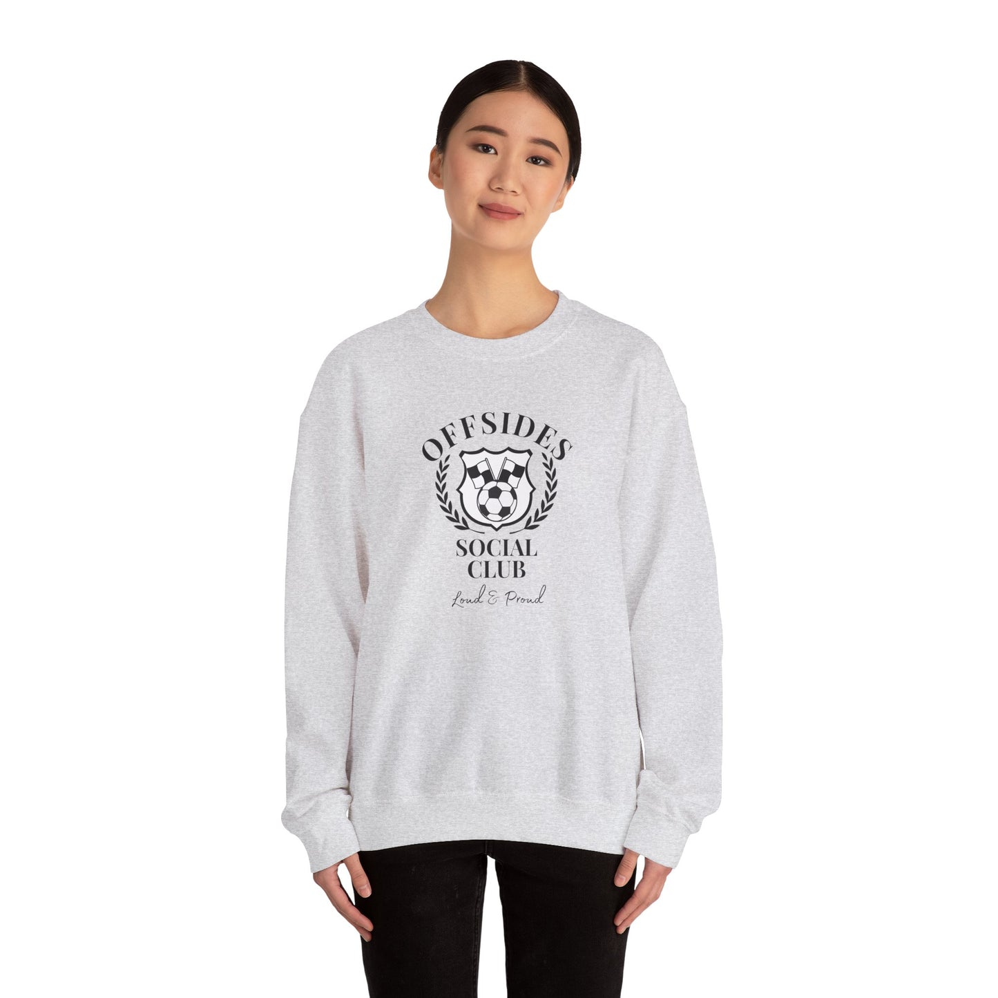 Soccer Club Crewneck Sweatshirt, Offside Sweatshirt, Sports Apparel, Gift for Soccer Fans, Casual Wear