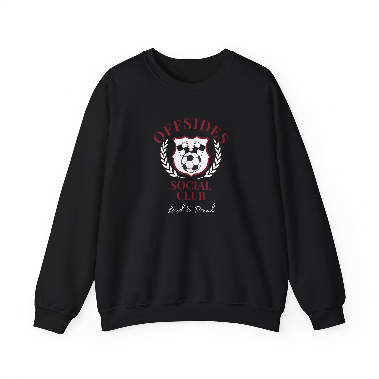 Soccer Club Crewneck Sweatshirt, Offside Sweatshirt, Sports Apparel, Gift for Soccer Fans, Casual Wear