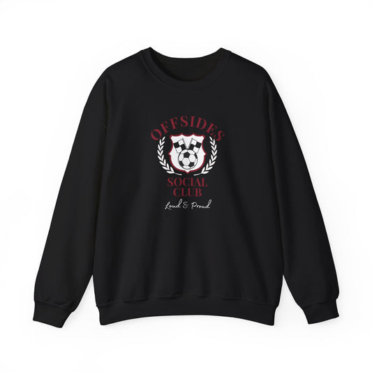 Soccer Club Crewneck Sweatshirt, Offside Sweatshirt, Sports Apparel, Gift for Soccer Fans, Casual Wear