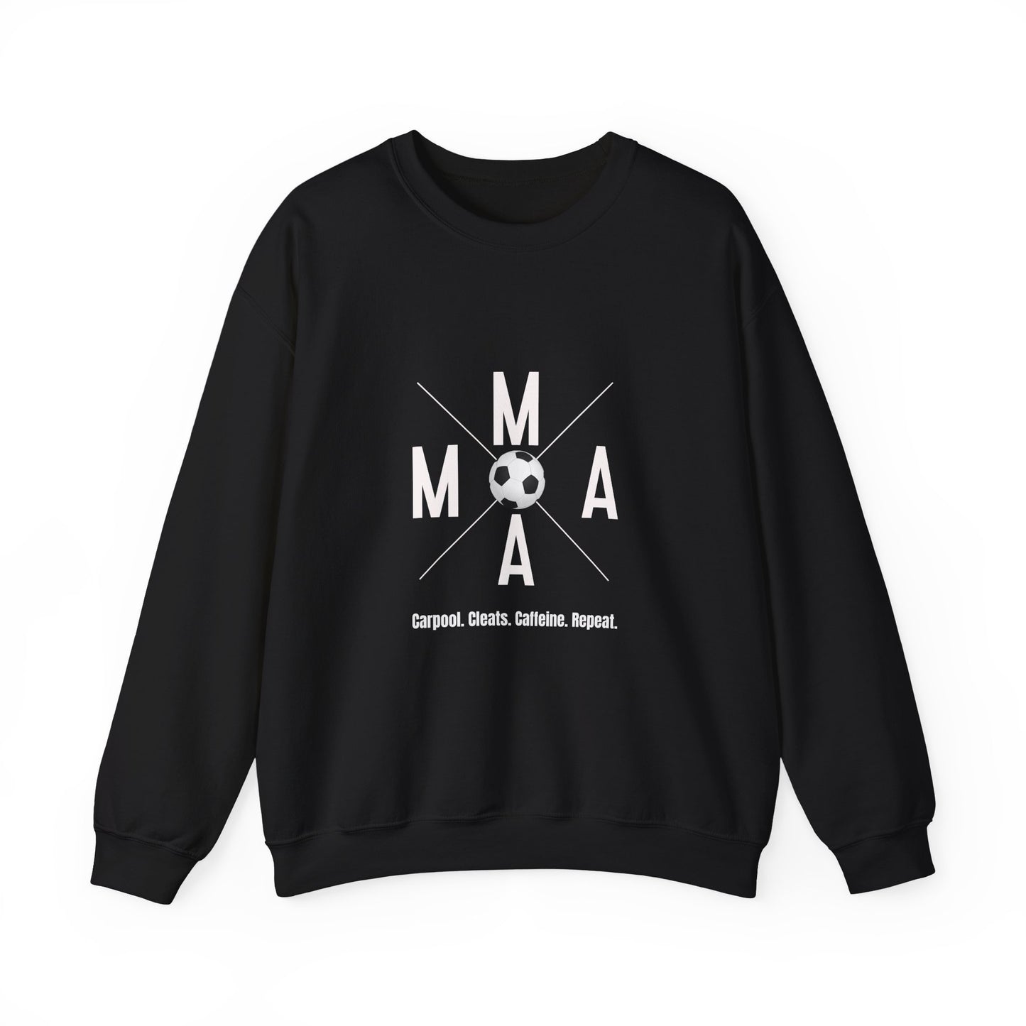 SOCCER MAMA Crewneck Sweatshirt, Sports Apparel, Gift for Soccer Moms, Casual Wear, Soccer Player Sweatshirt