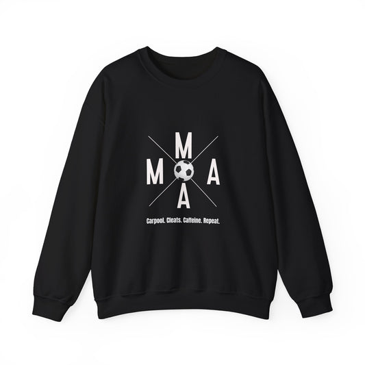 SOCCER MAMA Crewneck Sweatshirt, Sports Apparel, Gift for Soccer Moms, Casual Wear, Soccer Player Sweatshirt