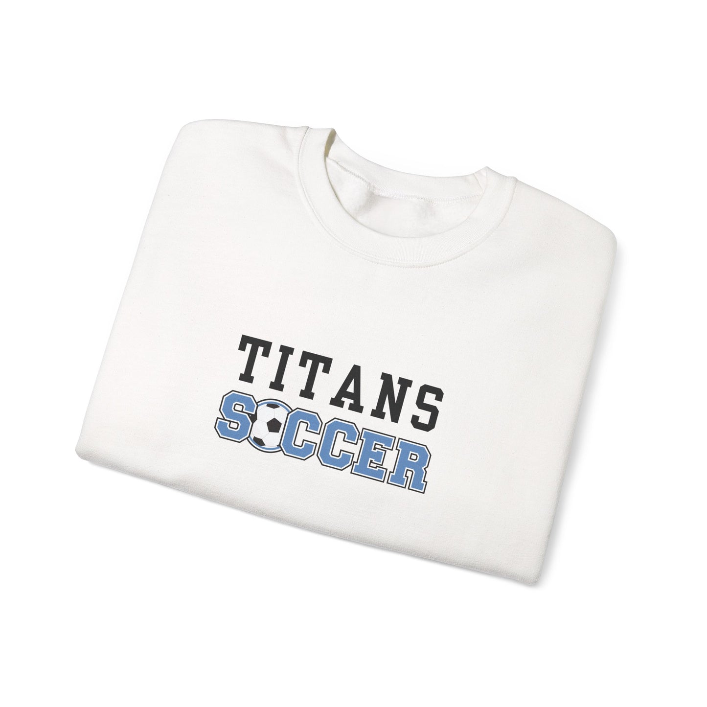 Titans Soccer Crewneck Sweatshirt, Ideal for Parents & Fans, Collins High School Soccer