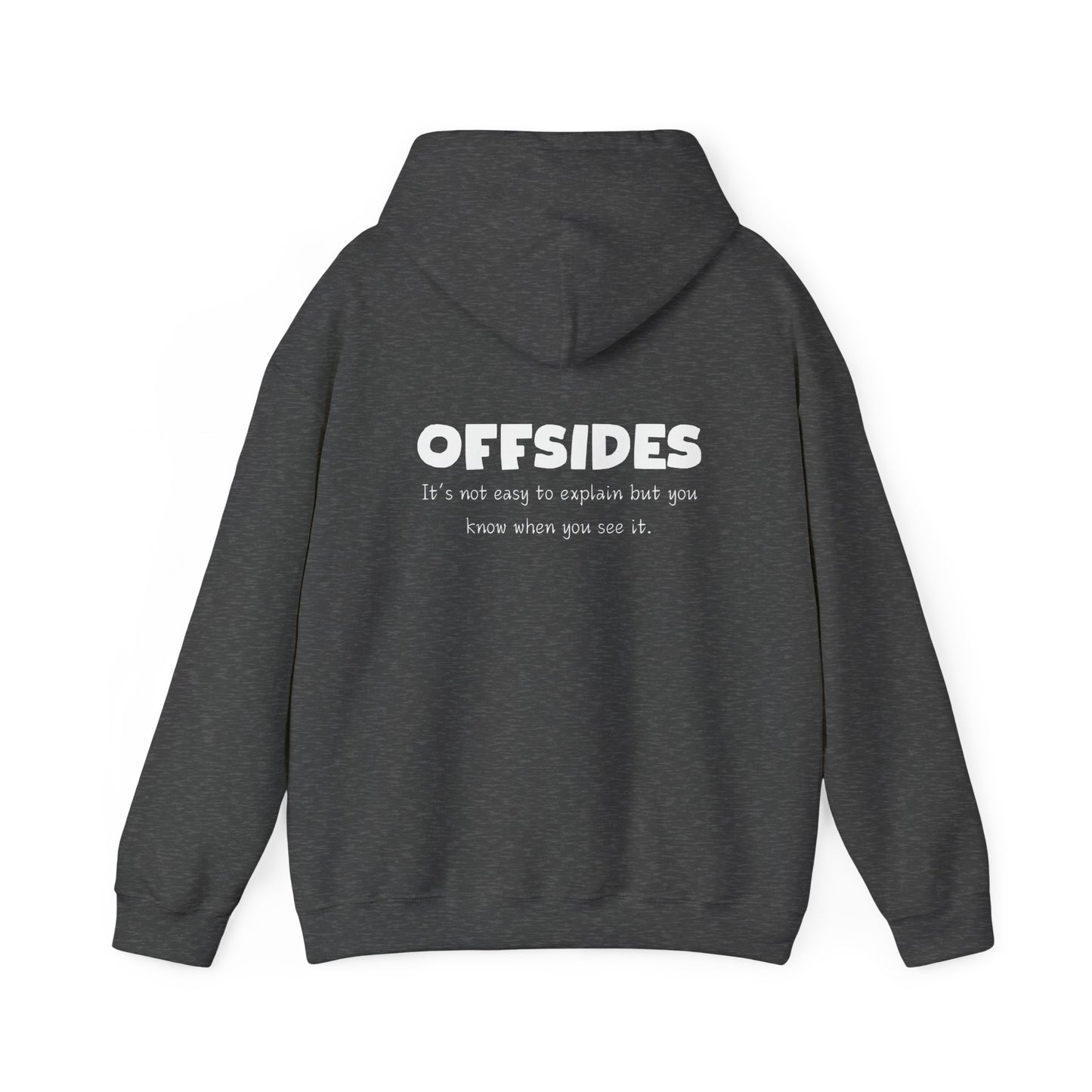 Offsides Hoodie - Cozy Unisex Pullover Sweatshirt, Perfect Gift for Soccer Lovers, Casual Wear, Unique Statement Hoodie