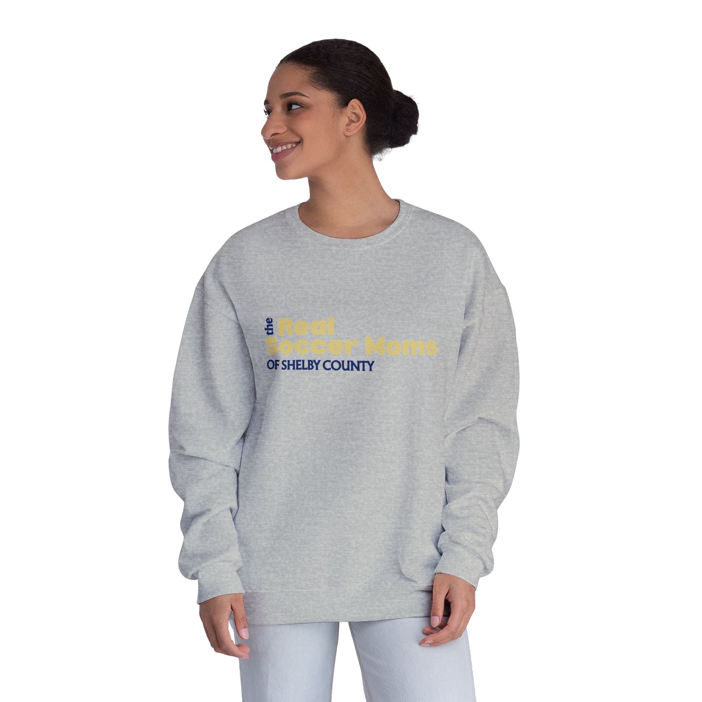 Real Soccer Moms of Shelby County Crewneck Sweatshirt | Perfect Gift for Moms, Casual Wear, Sports Mom Apparel, Comfortable Sweatshirt, Great for [...]