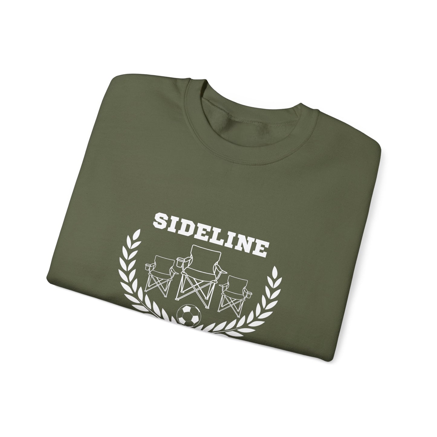 Unisex Heavy Blend™ Crewneck Sweatshirt - Sideline Social Club, Casual Sportswear, Perfect for Game Day, Gift for Soccer Lovers