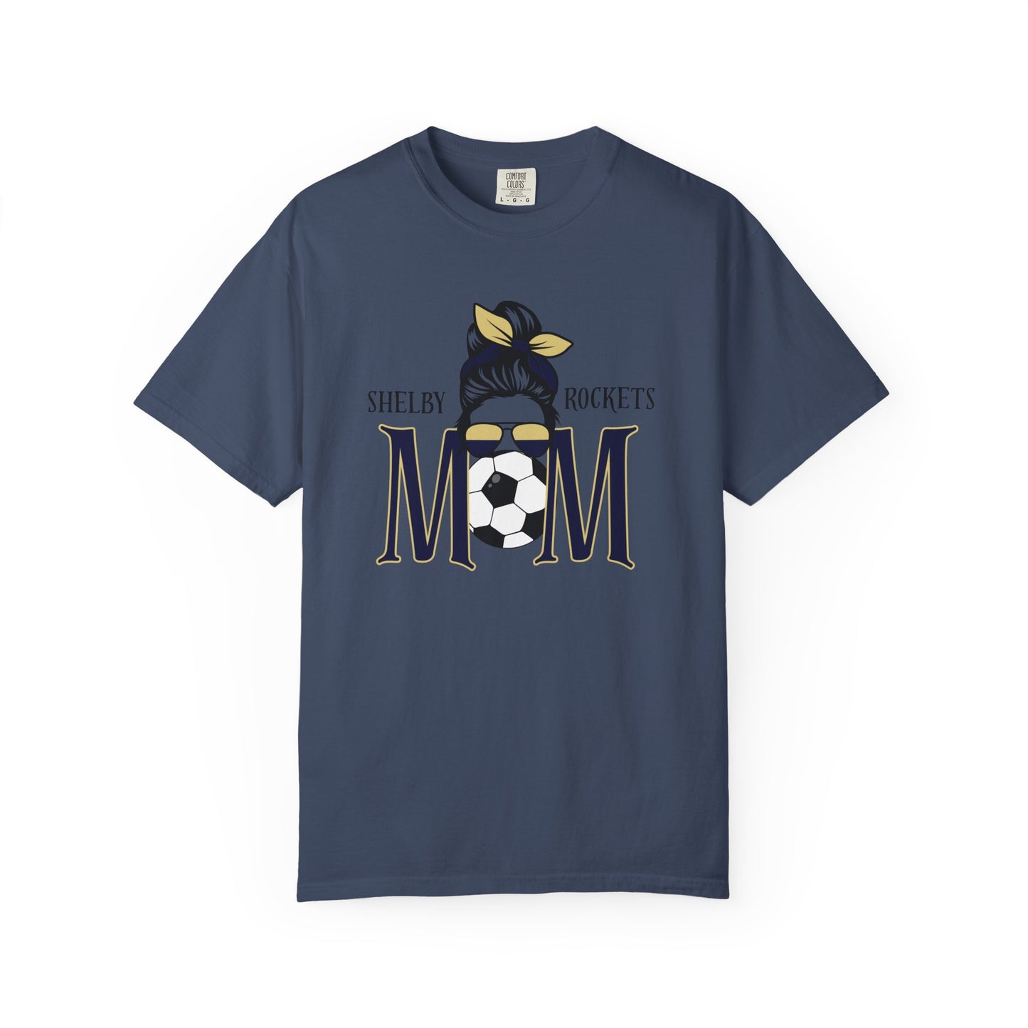 Shelby Rockets Cool Soccer Mom T-Shirt, Gift for Sports Moms, Garment-Dyed Tee
