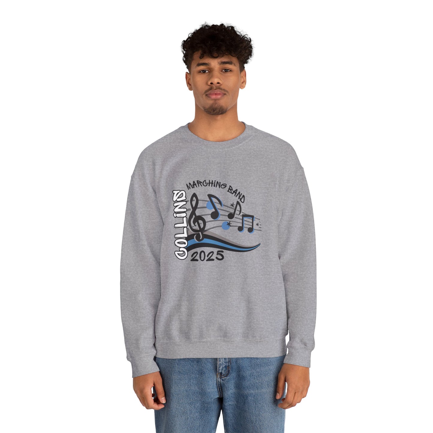 Custom Marching Band Crewneck Sweatshirt - Apparel for Band Events, School Spirit Wear